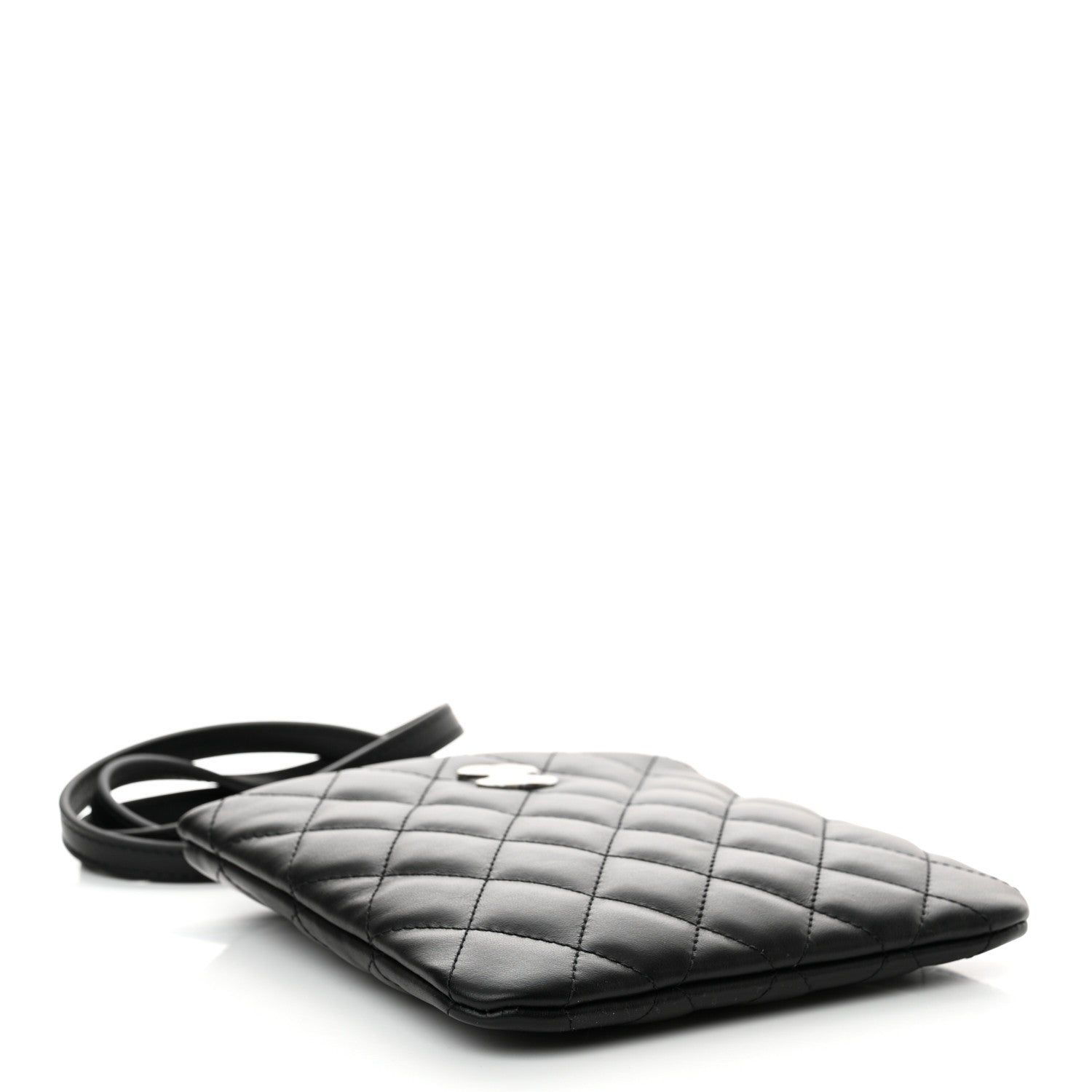 Chanel Lambskin Quilted Crossbody Bag Black 4 of 10