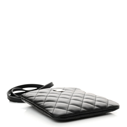 Chanel Lambskin Quilted Crossbody Bag Black 4 of 10