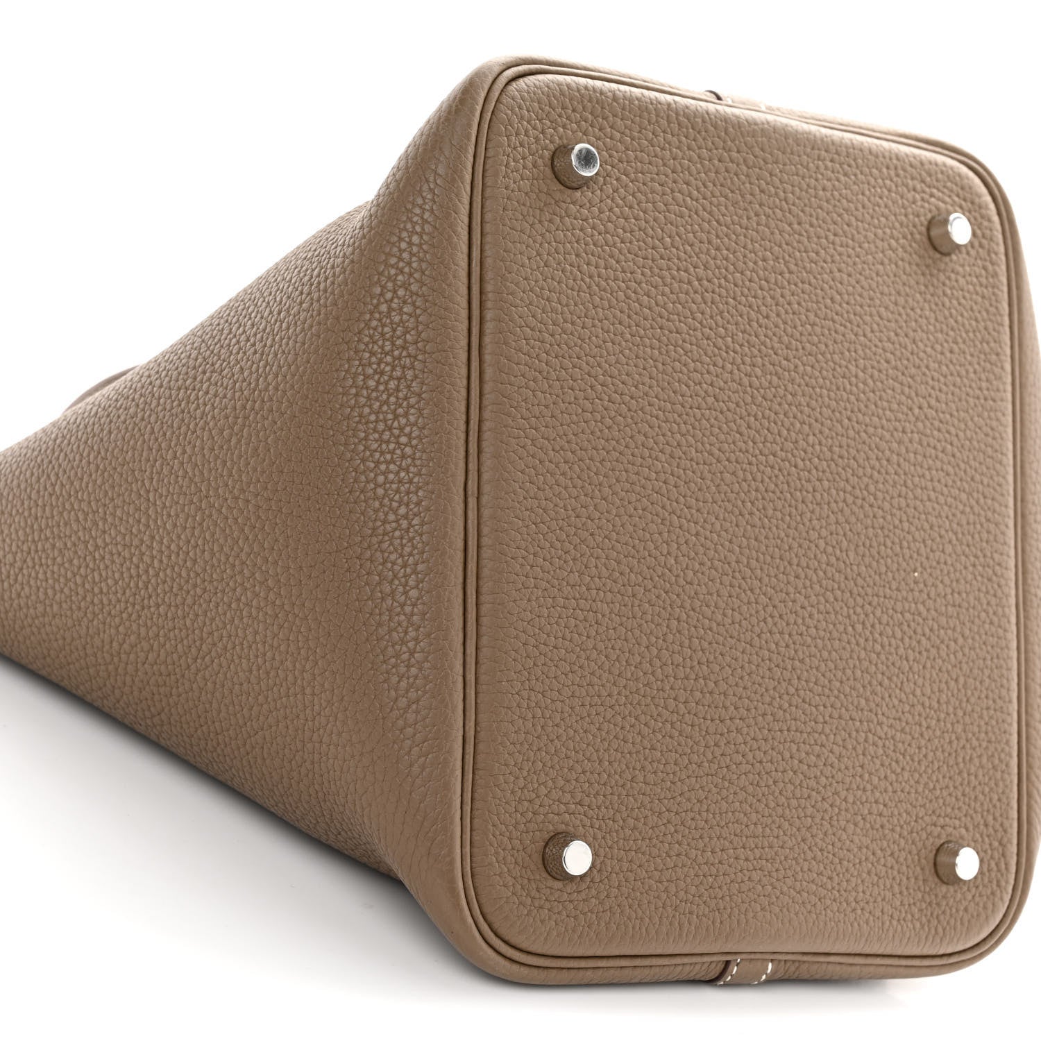 Hermes Taurillon Clemence Picotin Lock 22 MM Etoupe 9 of 11