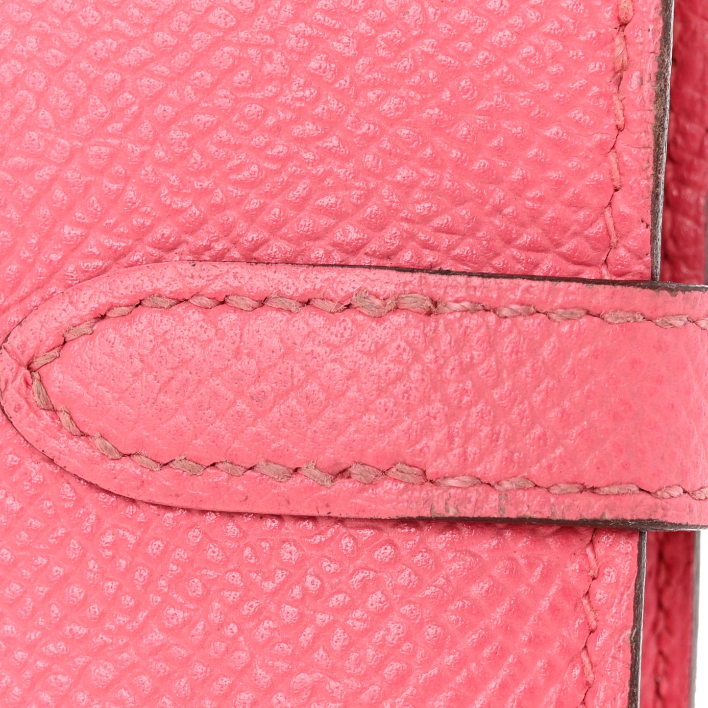 Epsom Kelly Longue Wallet Rose Azalee