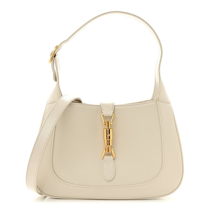 Gucci Boarded Dyana Lux Calfskin Small Jackie 1961 Hobo Mystic White 1 of 13