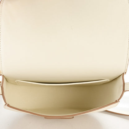 Celine Grained Calfskin Small Trotteur White 5 of 7