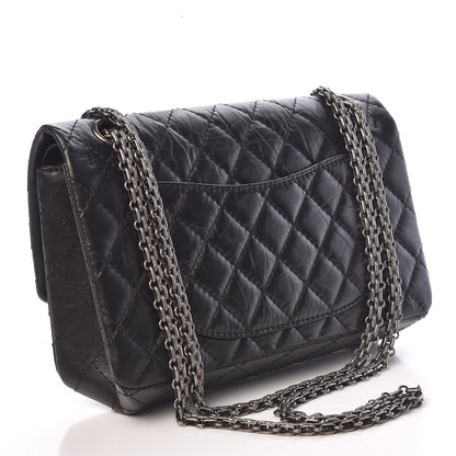 Chanel Aged Calfskin Quilted 2.55 Reissue 225 Flap Black 3 of 10
