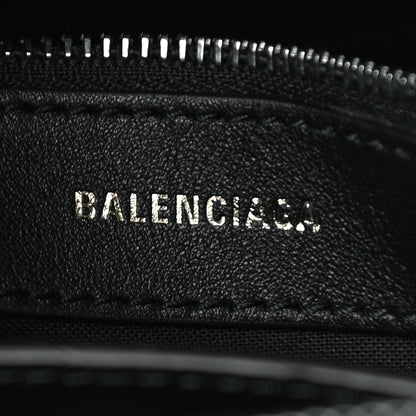 Balenciaga Calfskin You Are The World S Ville Top Handle Bag Black Multicolor 6 of 9