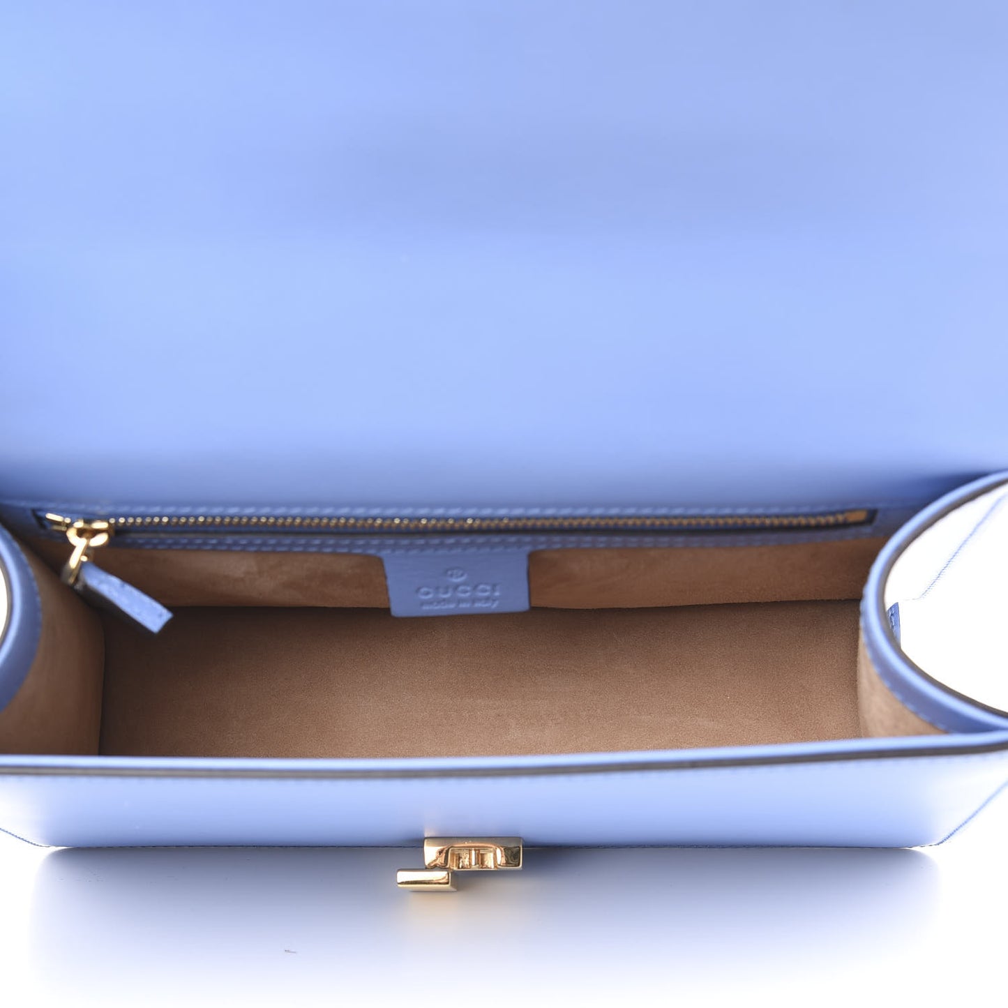 Calfskin Small Sylvie Shoulder Bag Clear Sky Blue