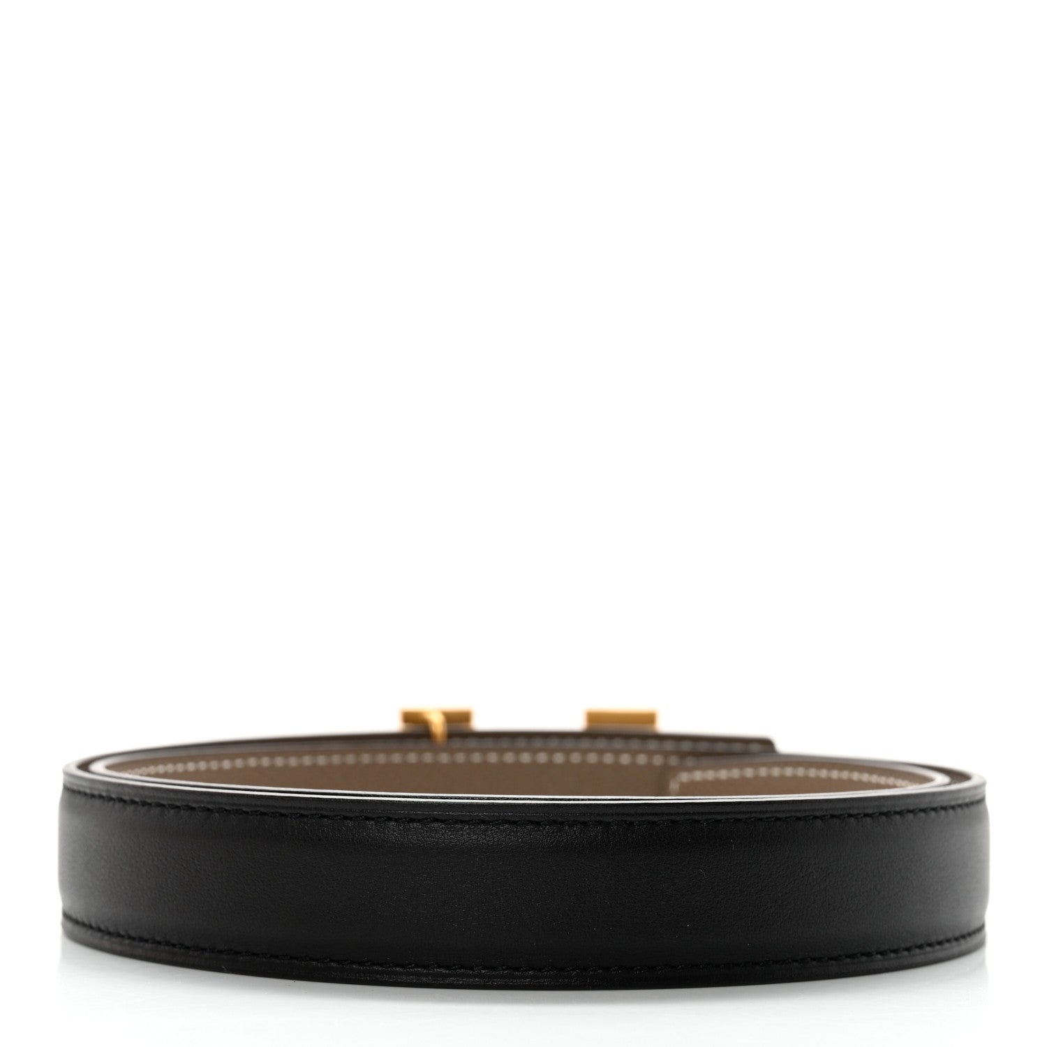 Hermes Swift Epsom 24mm H Belt 70 Black Etoupe 2 of 9