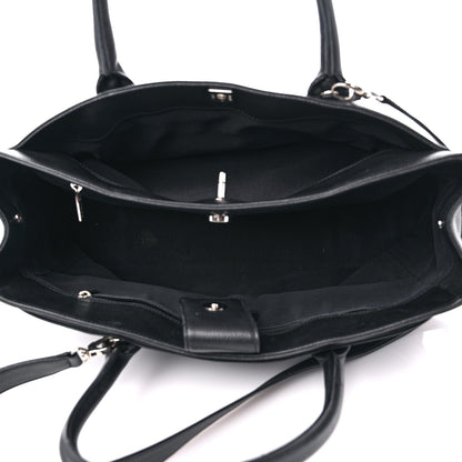 Chanel Calfskin Cerf Executive Shopper Tote Black 6 of 24