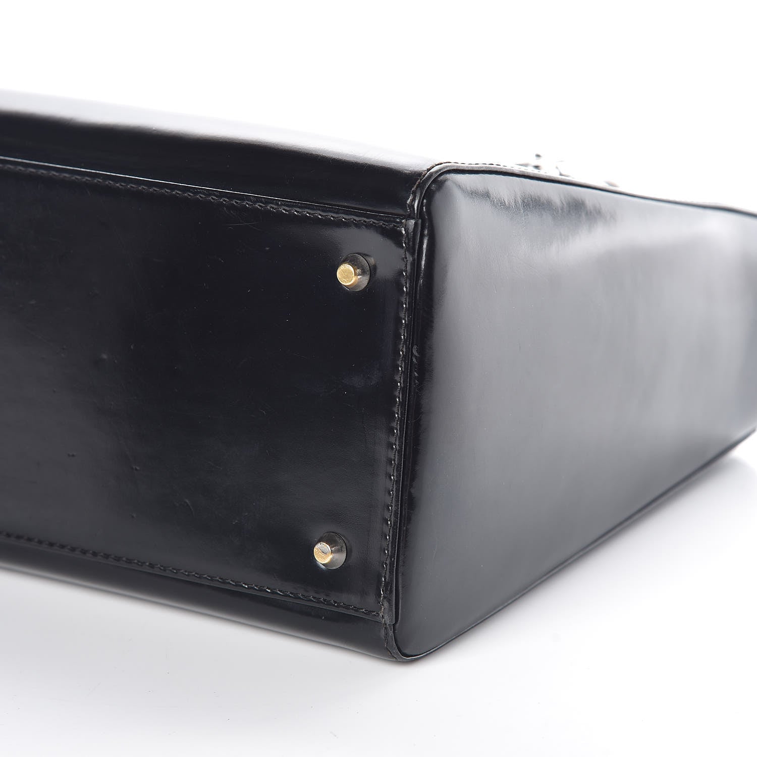 Christian Dior Patent Medium Lady Dior Black 6 of 9