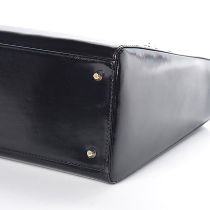 Christian Dior Patent Medium Lady Dior Black 6 of 9