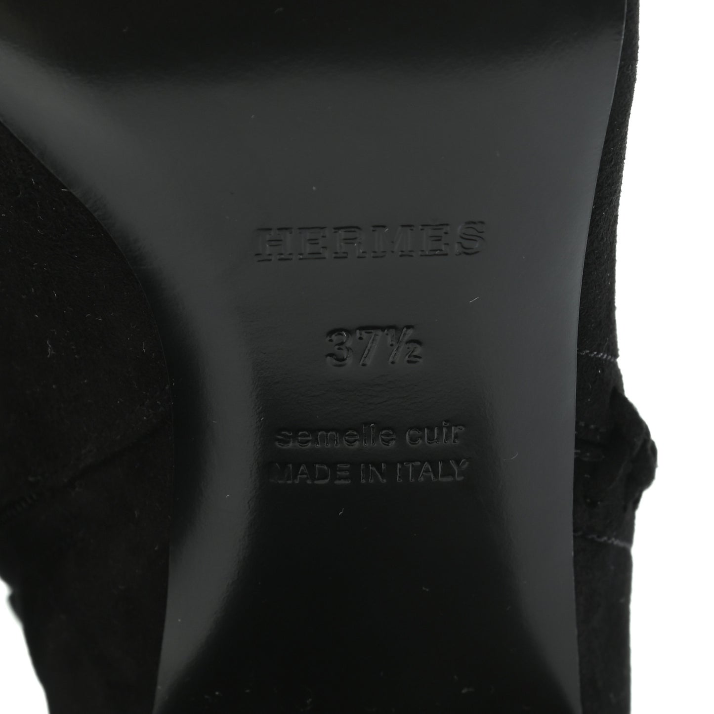Suede Goatskin Decibel Thigh-High Boots 37.5 Black