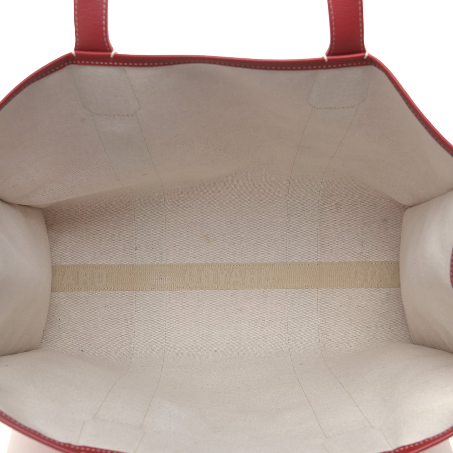 Goyardine Villette Tote Red