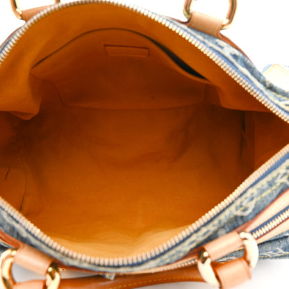 Louis Vuitton Monogram Denim Neo Speedy Blue 9 of 29