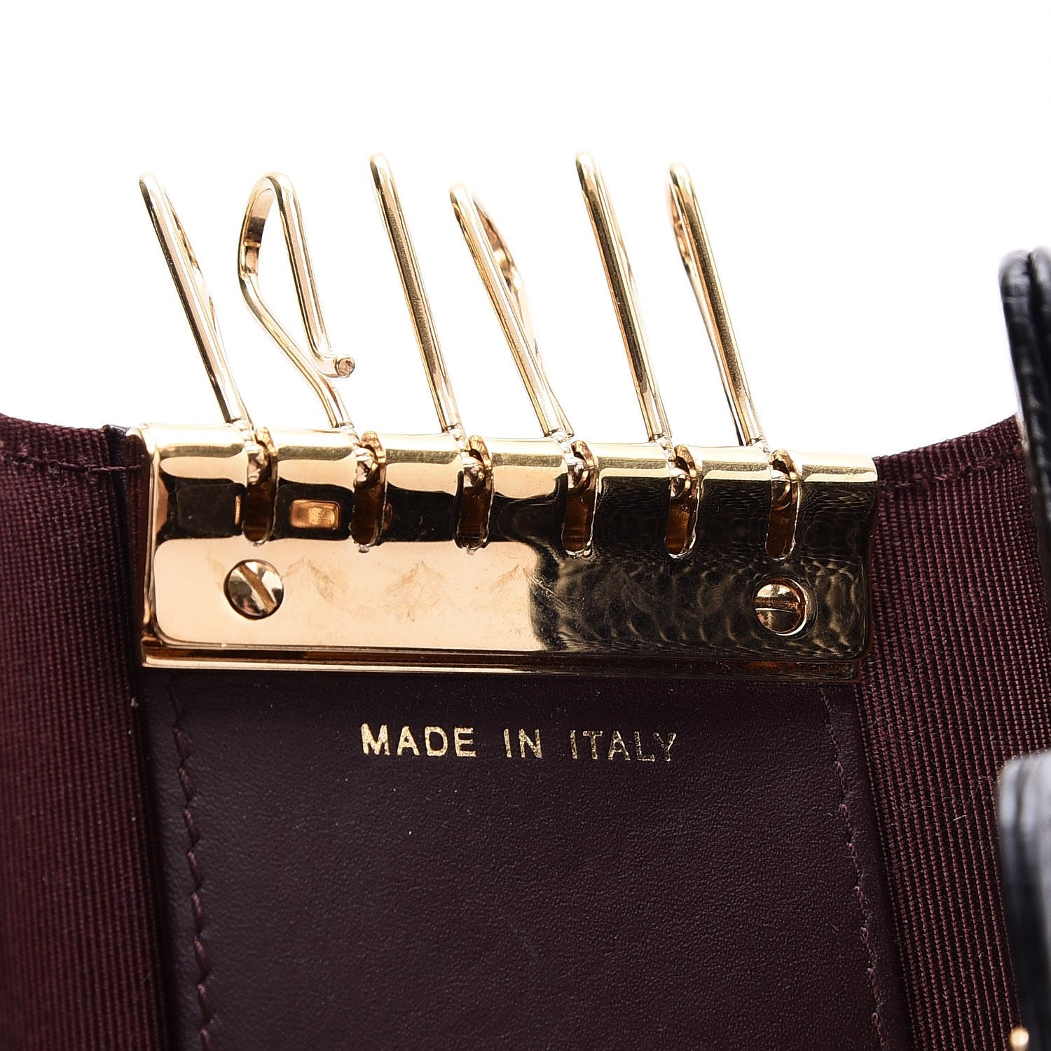 Chanel Caviar Quilted 6 Key Holder Black 7 of 9