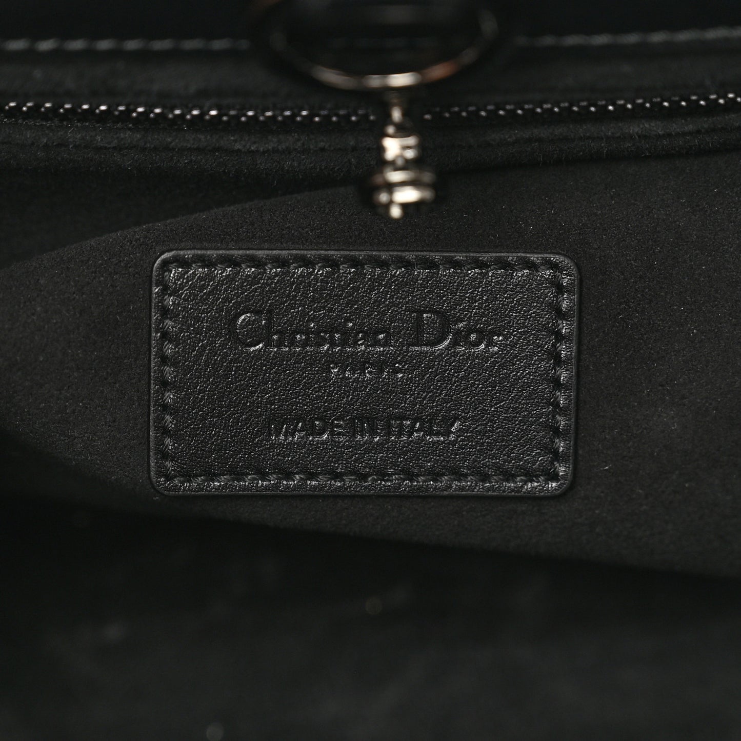 Calfskin Cannage Medium The Lady 95.22 Black