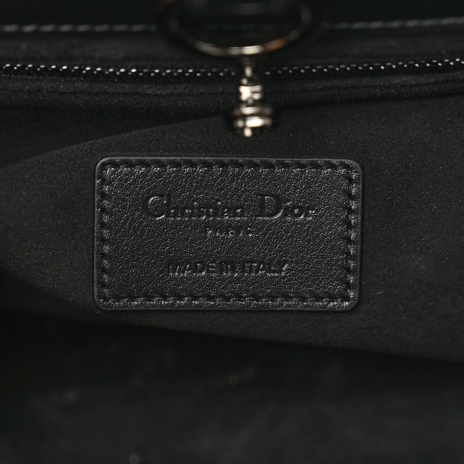 Christian Dior Calfskin Cannage Medium The Lady 95.22 Black 7 of 10