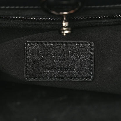 Christian Dior Calfskin Cannage Medium The Lady 95.22 Black 7 of 10