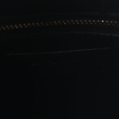 Saint Laurent Lambskin Matelasse Monogram Joe Backpack Black 5 of 9