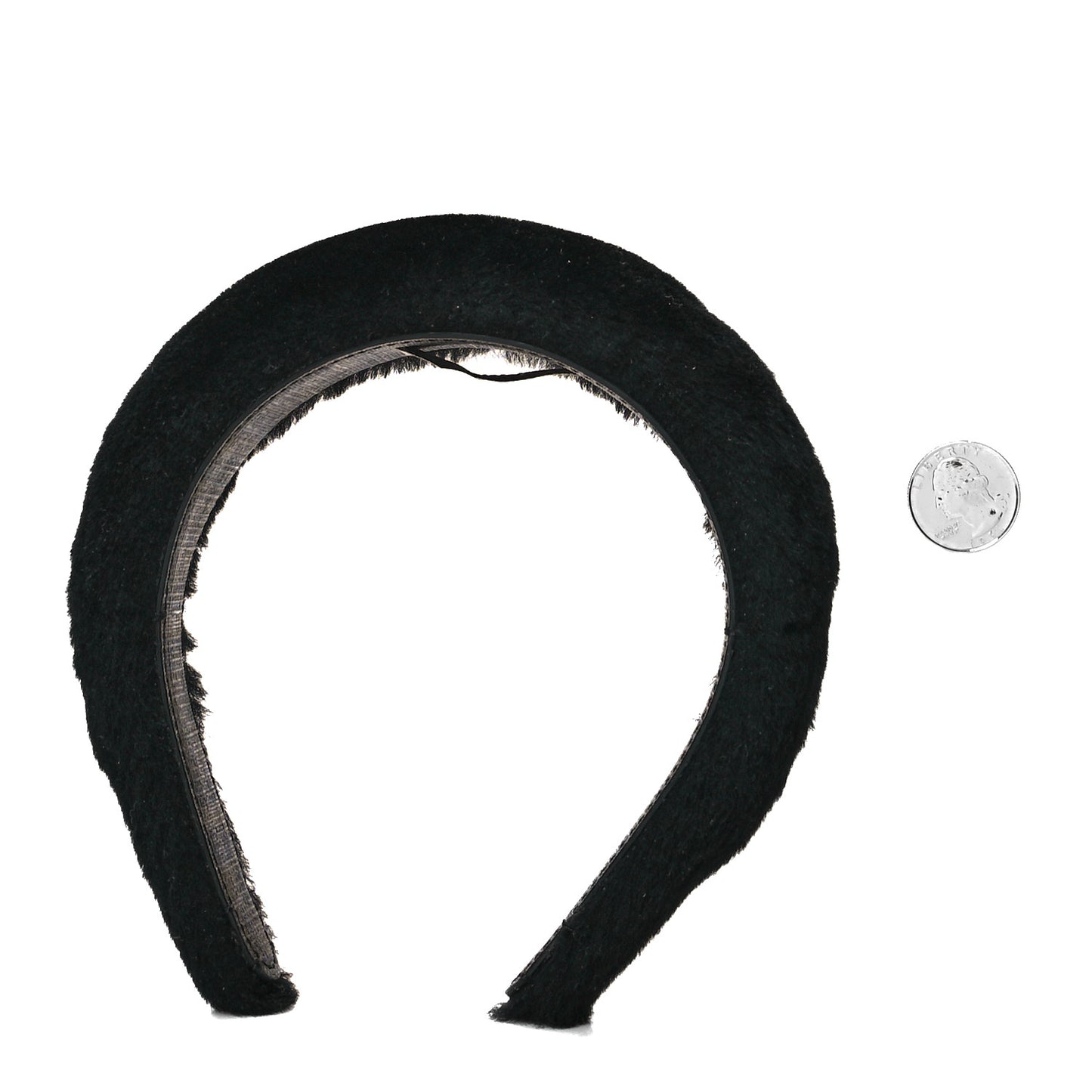 Shearling Headband Black