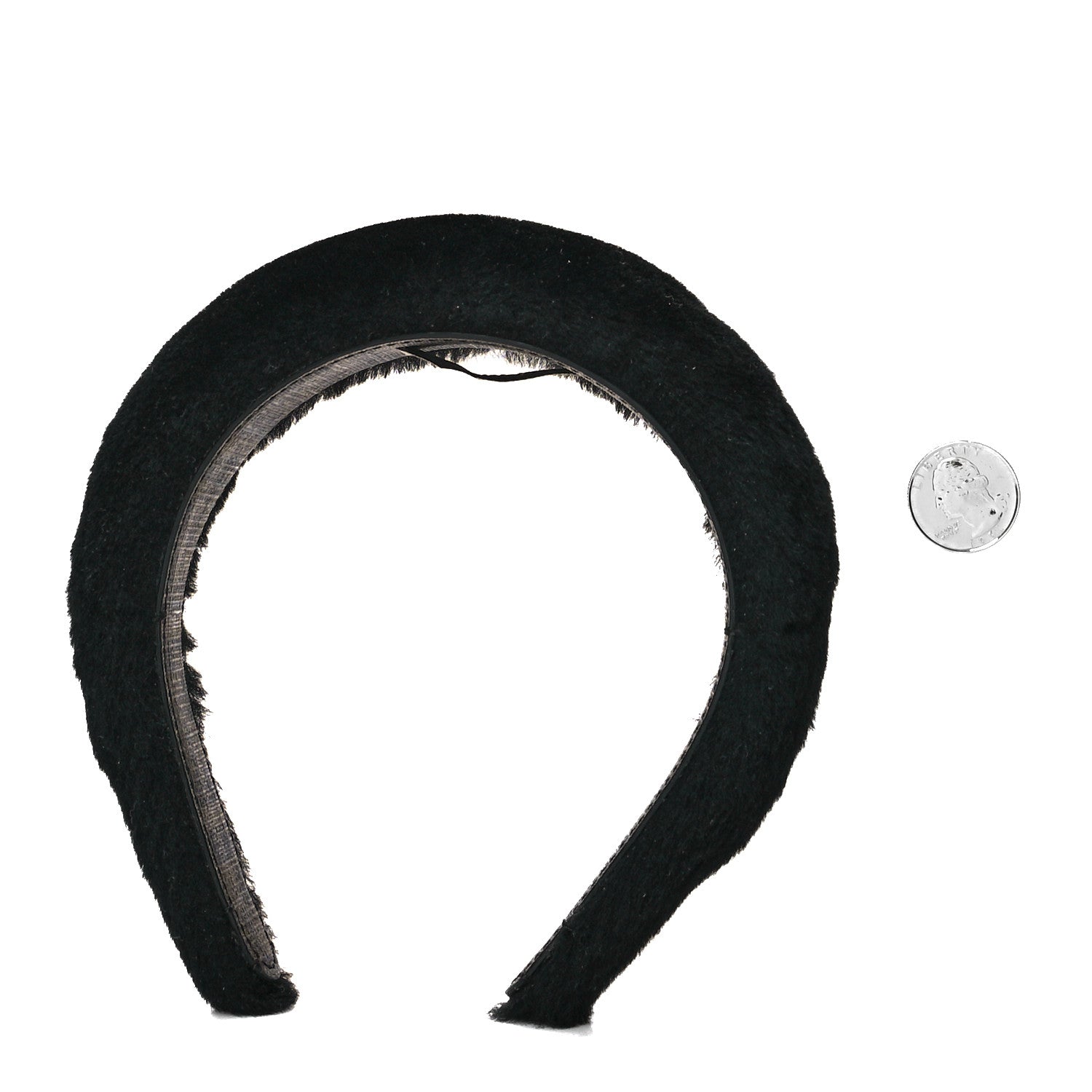 Fendi Shearling Headband Black 2 of 3