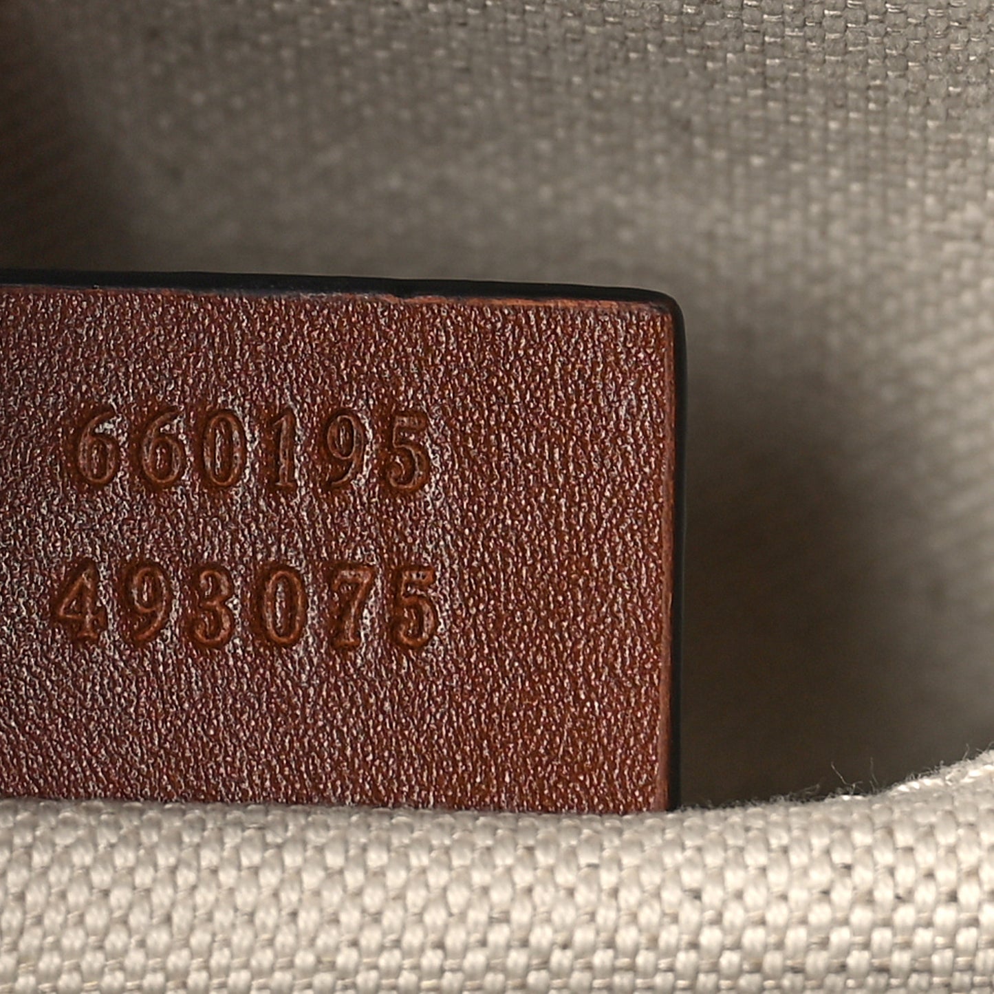 Charisma Calfskin Gucci Embossed Small Diana Tote Bag Peanut Brown