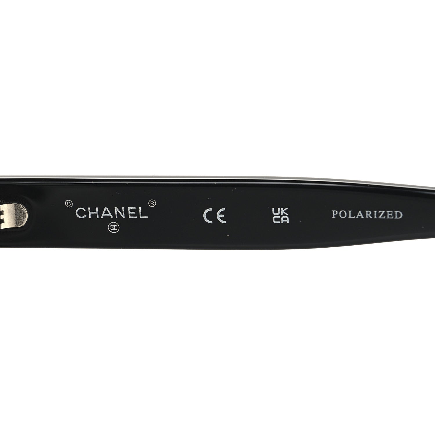 Chanel Acetate Polarized Butterfly Sunglasses 71548 Black 5 of 7