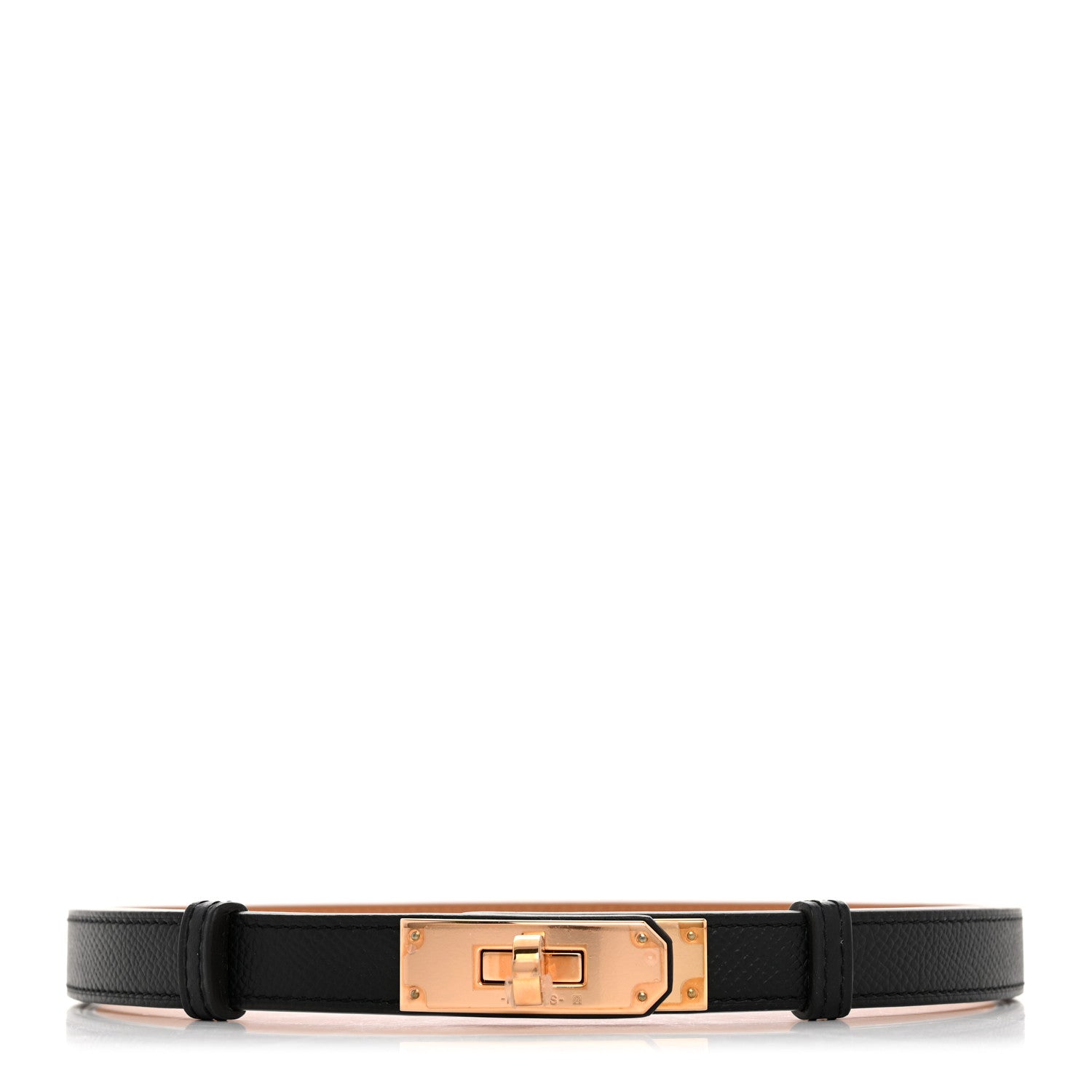 Hermes Epsom Kelly Belt Black 1 of 4