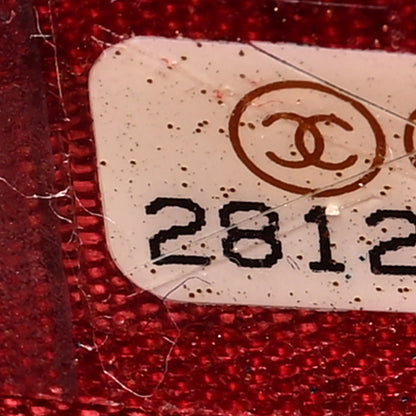 Chanel Caviar Quilted Vintage Mademoiselle Card Holder Red 7 of 7