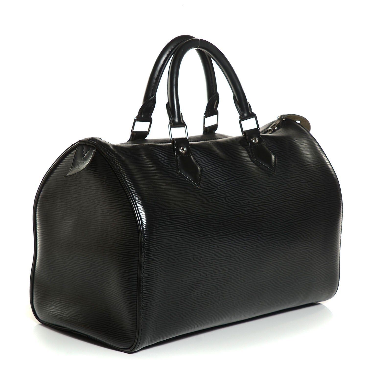 Louis Vuitton Epi Speedy 30 Black 3 of 7