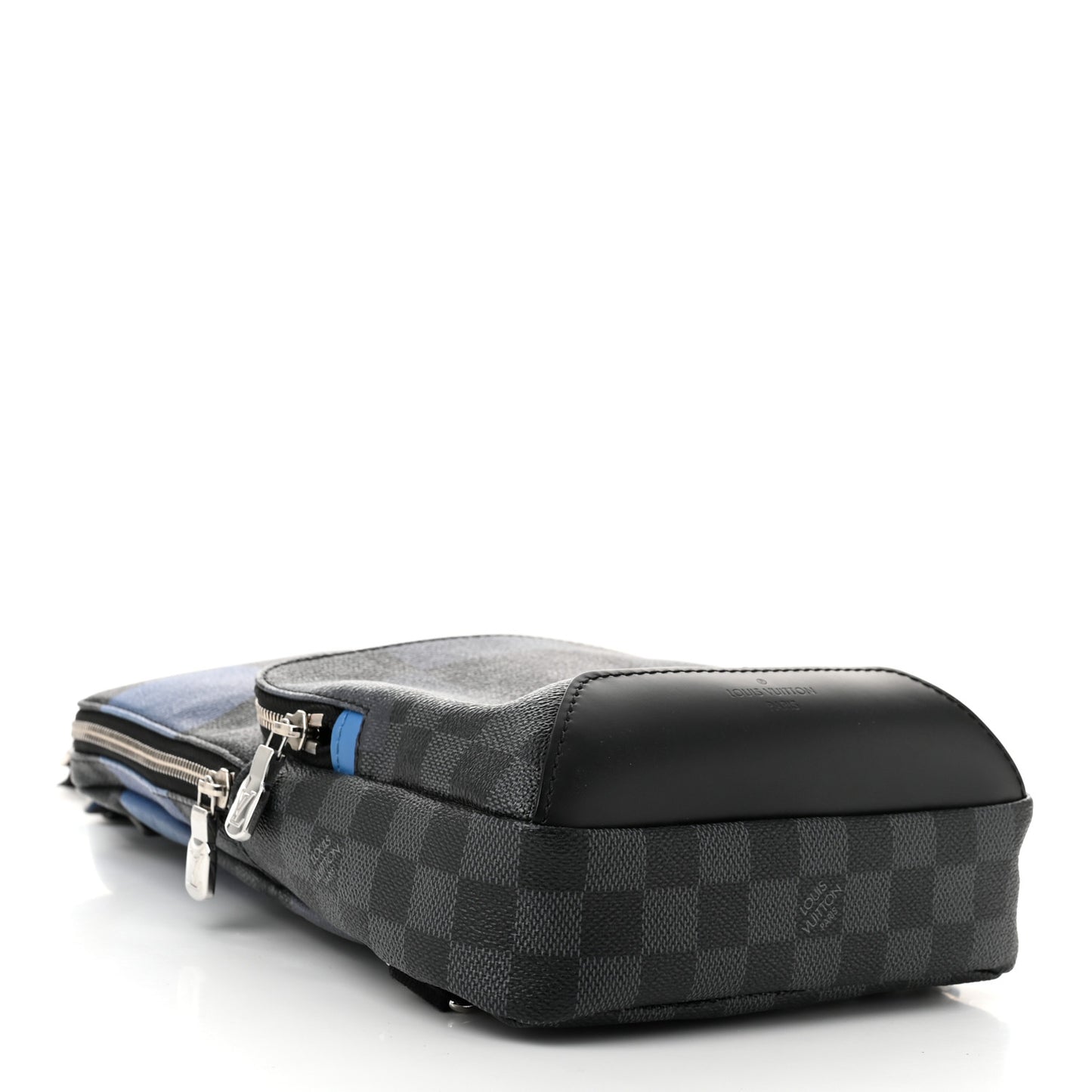 Damier Graphite Giant Avenue Sling Backpack Blue
