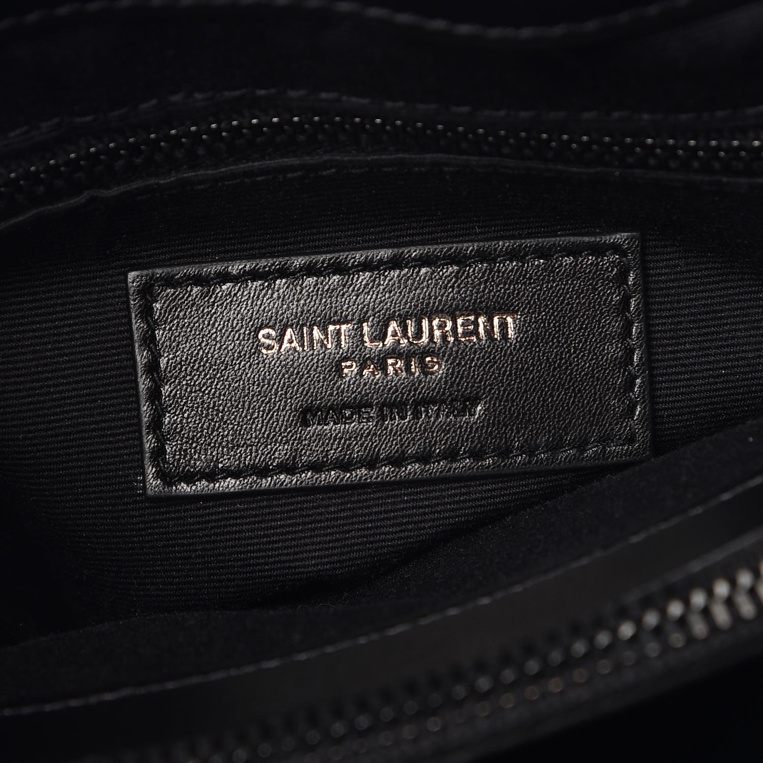 Saint Laurent Calfskin Y Quilted Monogram Medium Loulou Chain Satchel Black 7 of 10