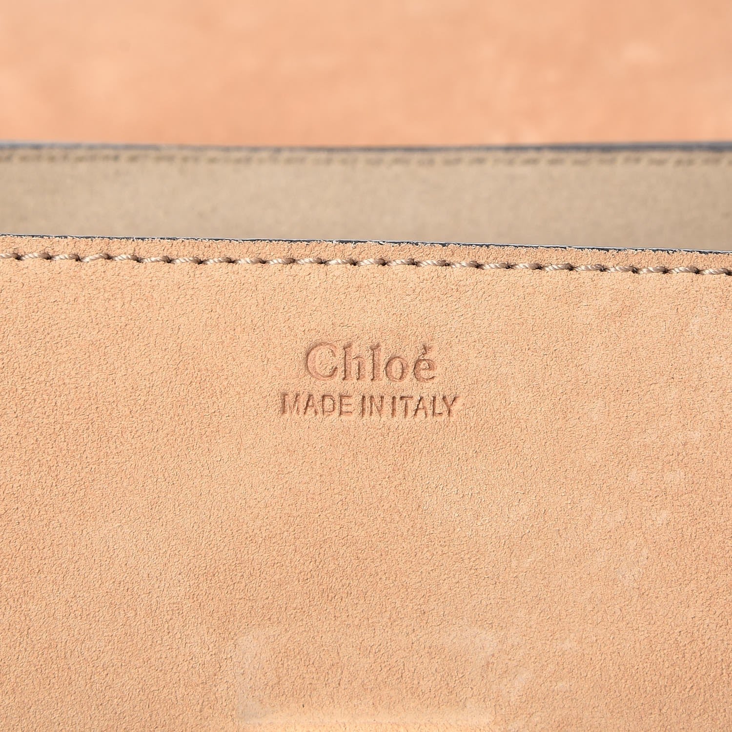 Chloe Suede Smooth Calfskin Mini Drew Shoulder Bag Cement Pink 6 of 8