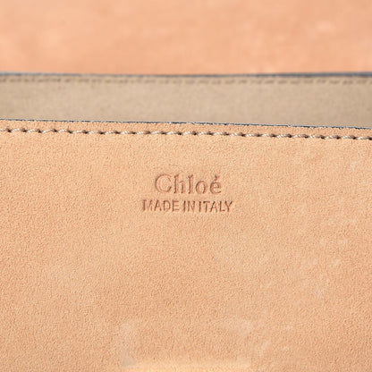 Chloe Suede Smooth Calfskin Mini Drew Shoulder Bag Cement Pink 6 of 8