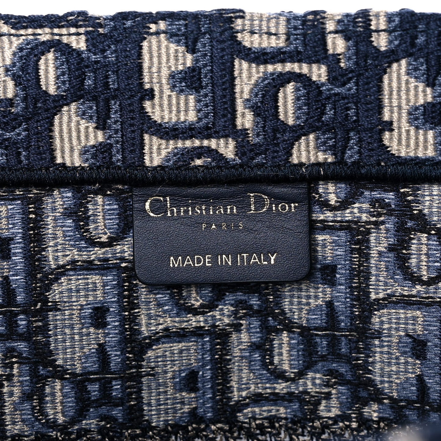 Oblique Medium Book Tote Blue Multicolor