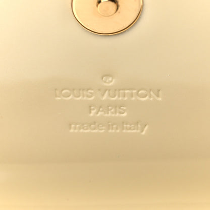 Louis Vuitton Patent Sobe Clutch Creme 6 of 7