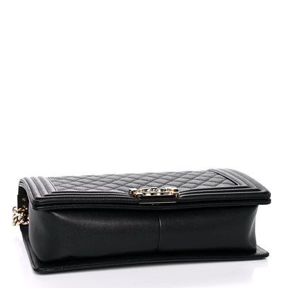 Chanel Caviar Quilted New Medium Boy Flap Black 4 of 15