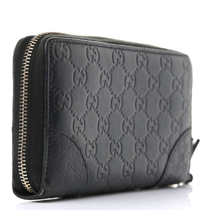 Gucci Guccissima Signature Microguccissima Bree Zip Around Wallet Black 3 of 8