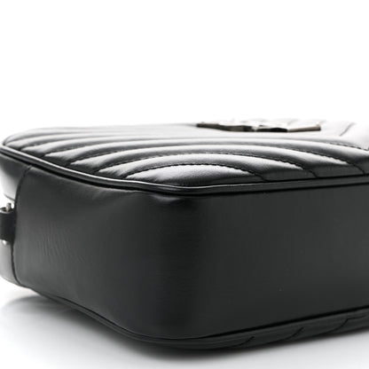 Saint Laurent Calfskin Matelasse Monogram Lou Camera Bag Black 9 of 10