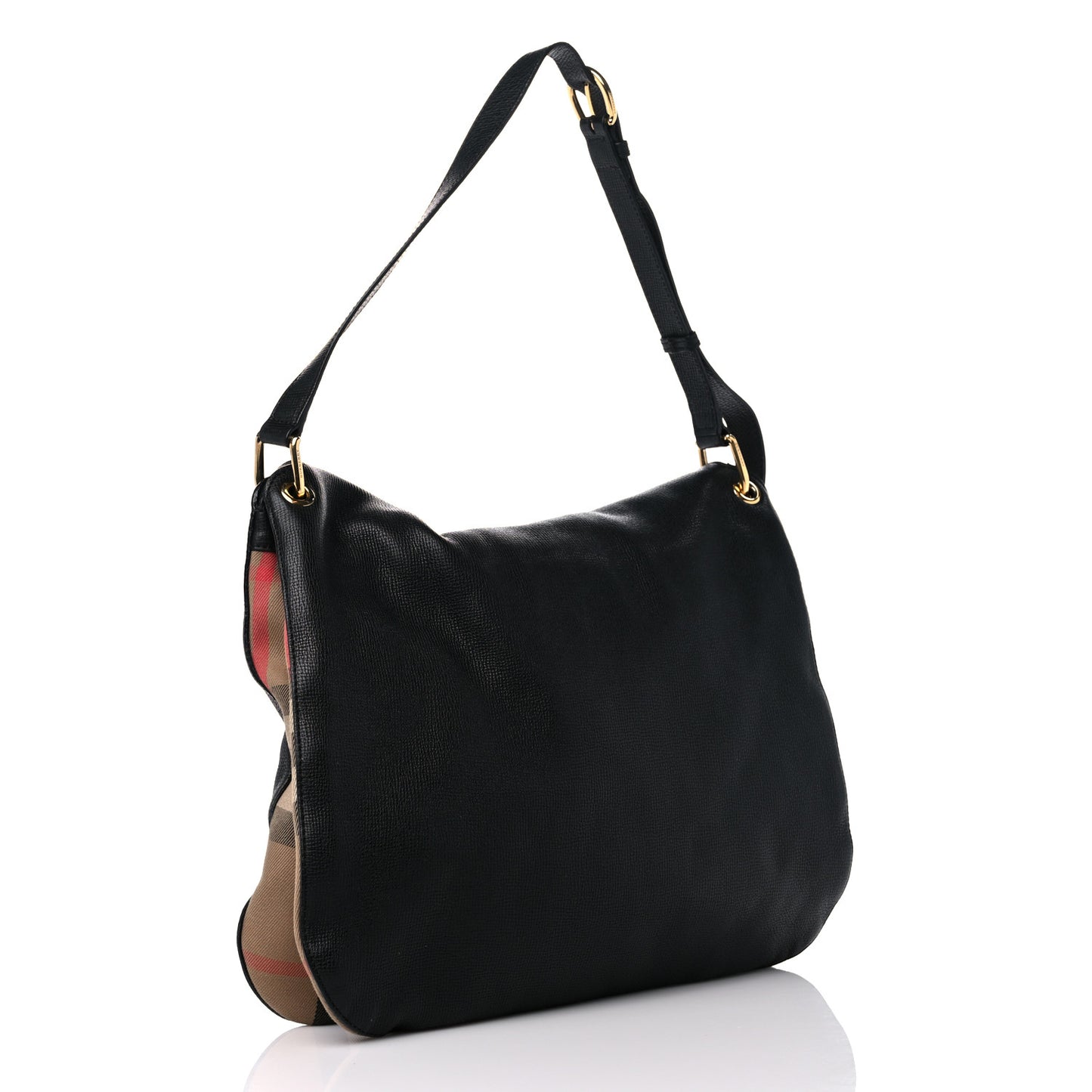 Derby Calfskin House Check Cornwall Hobo Black