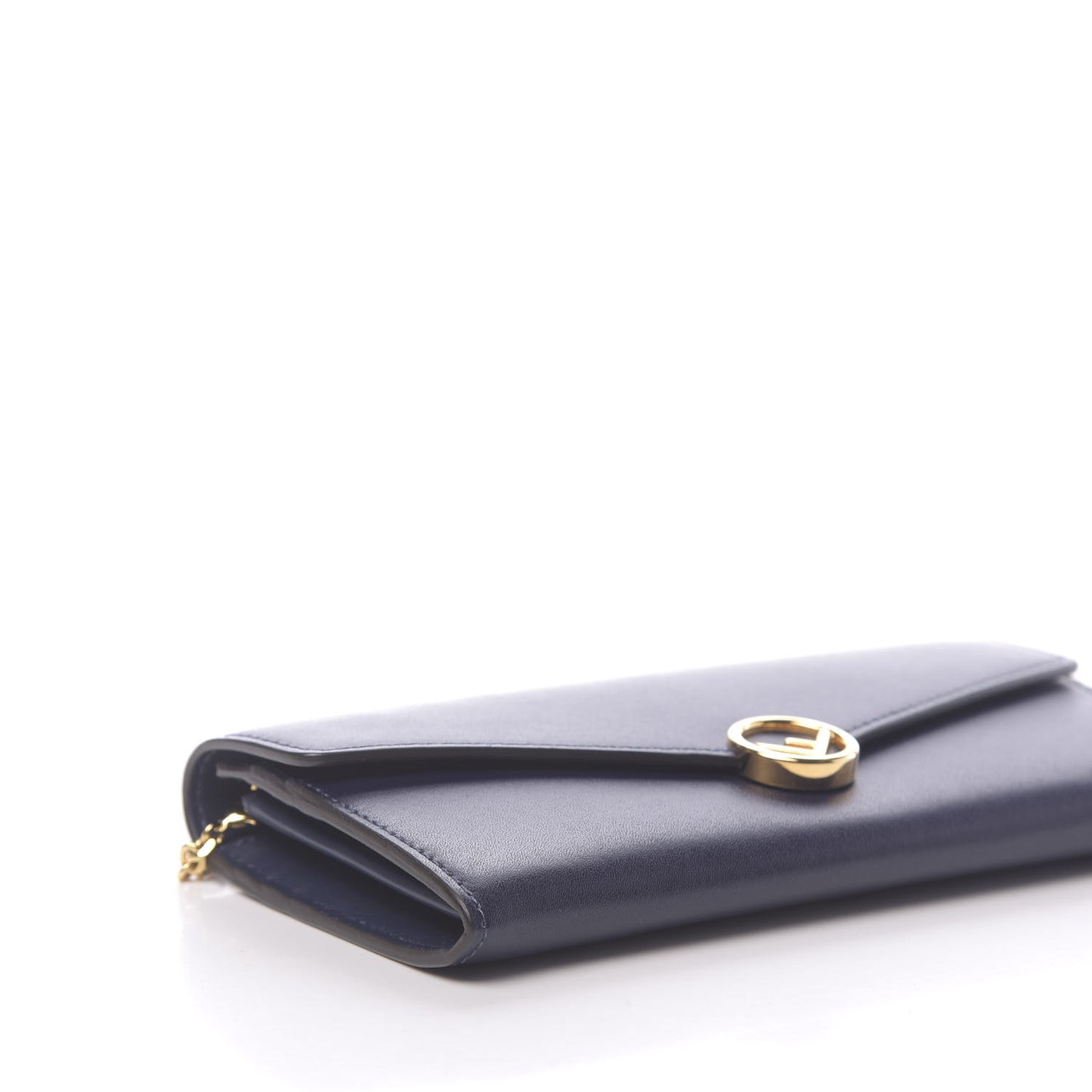 Vitello Liberty Lucido F is Fendi Continental Envelope Wallet On Chain Blueberry