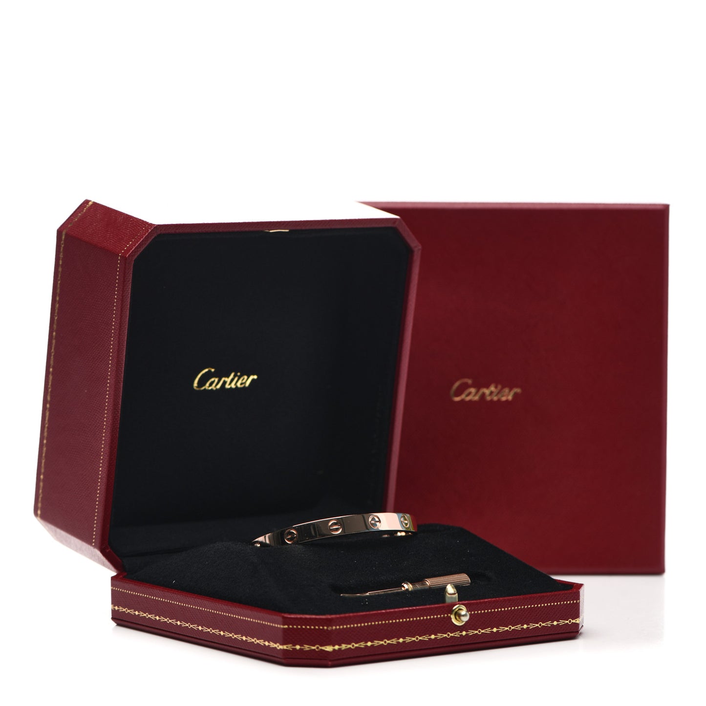 18K Pink Gold LOVE Bracelet 17