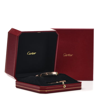 Cartier 18K Pink Gold LOVE Bracelet 17 6 of 6