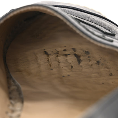Chanel Lambskin CC Espadrilles 41 Black 11 of 12