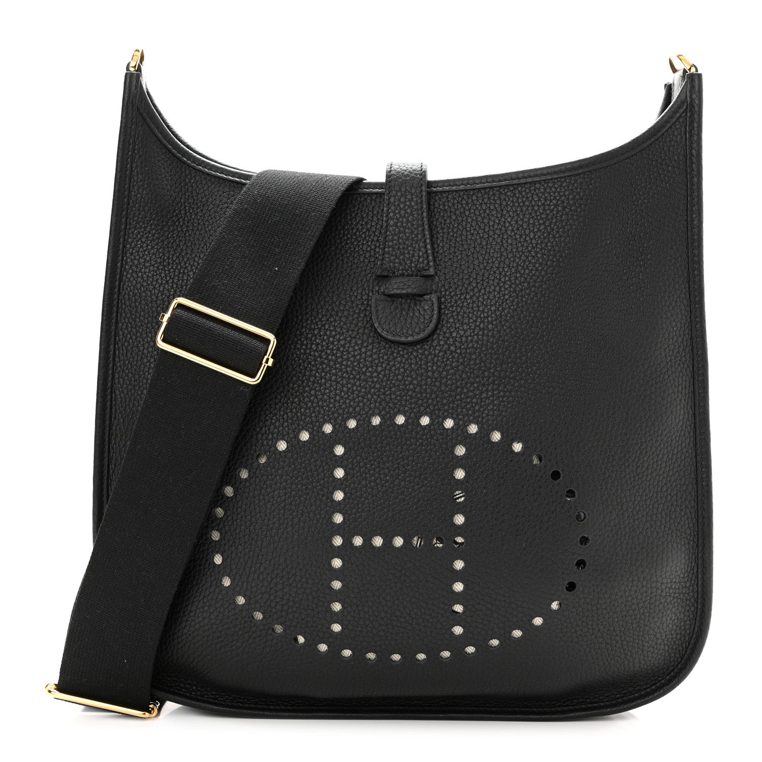 Hermes Taurillon Clemence Evelyne III GM Black 1 of 10