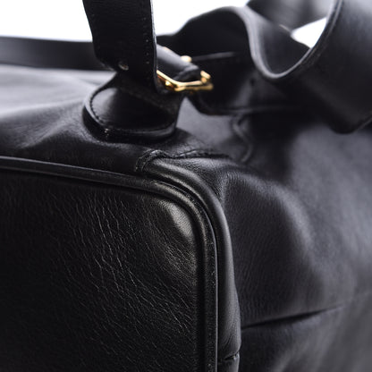 Gucci Calfskin Bamboo Backpack Black 20 of 22