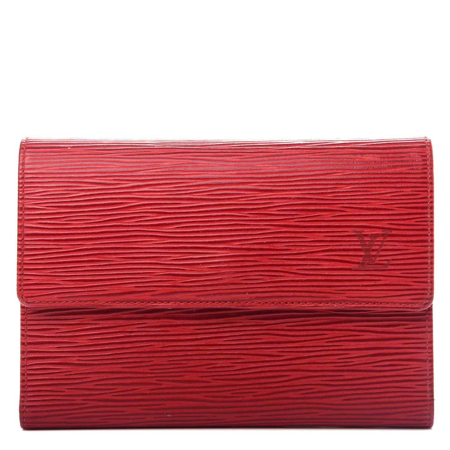 Epi Porte Tresor Etui Papiers Wallet Castillan Red
