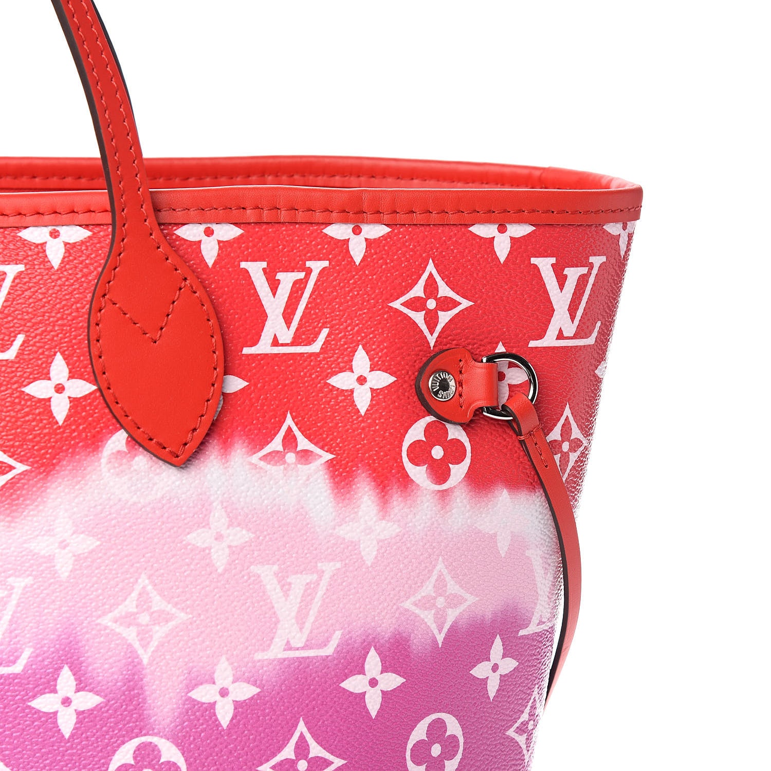 Louis Vuitton Monogram Escale Neverfull MM Rouge 10 of 10