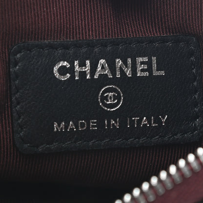 Chanel Lambskin Quilted Small Cosmetic Case Black 6 of 7