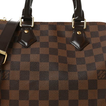 Louis Vuitton Damier Ebene Speedy Bandouliere 25 8 of 10