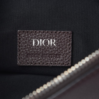 Christian Dior Grained Calfskin Kim Jones Saddle Bag Amaranth 6 of 8