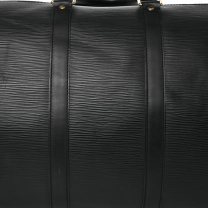 Louis Vuitton Epi Keepall 50 Black 8 of 15
